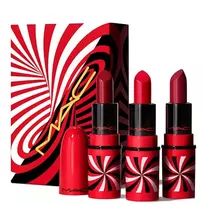 Tiny Tricks Set MAC: Mini, Matte, Cream Lipstick, Awe-Spicious, 1.8, g *Miniature + Mini, Matte, Cream Lipstick, Snappy-Go-Lucky, 1.8, g *Miniature + Mini, Matte, Cream Lipstick, Sleight Of Grand, 1.8, g *Miniature