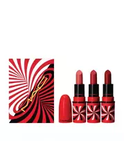 Tiny Tricks Set MAC: Mini, Cream Lipstick, Awespicious, 1.7 g +  + Mini, Matte, Cream Lipstick, Sleight Of Grand, 1.8, g *Miniature