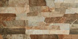 Akmens masės sienų plytelės KAI MURO MIX 8295, 30 x 60 cm, 1,620 m2/dėž., glazūruotos, spl. ruda