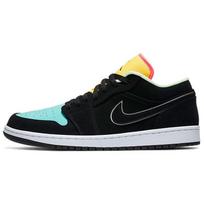 Air Jordan 1 Low SE Aurora Green Vyriški sportbačiai Juodi Lazeriniai Oranžiniai CK3022-013 42