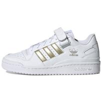 Adidas Forum Low Balti Auksiniai Metaliniai Moteriški Kedai Debesėlio Baltumo Pagrindinė Juoda H05108 36