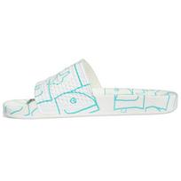 Mark Gonzales x adidas Shmoofoil Šlepetės Visas raštas Unisex Kedai White Cloud-White Semi-Mint-Rush-Melon GW3161 38