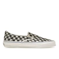 Brain Dead x Vans OG Classic Slip-On LX Juodi Balti Šachmatų Lenta Unisex Sportbačiai VN0A45JKBA2 35 gray
