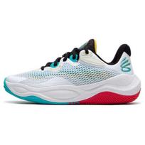 Under Armour Curry Splash 24 AP sportbačiai su diržu, balti, rožiniai, mėlyni, unisex 3027262-100 42.5