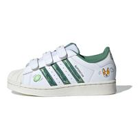 Adidas Originals Superstar Minkšti Patogūs Patvarūs Žemi Vaikų Riedlenčių Batai Vaikų Sportbačiai Balti IH3496 31