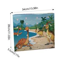 Dinozaurų Advento kalendorius 24 dienos Dinozaurų Kalėdų atgalinio skaičiavimo kalendorius Žaislai Dino žaislas Kalėdinė dovana berniukams mergaitėms as picture