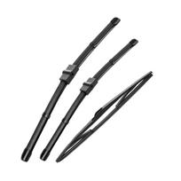 Citroen C4 Grand Picasso C4 Picasso 2006-2008 valytuvai priekinis ir galinis valytuvų šluotelės priekinis stiklas lango šluotelės 30 +30 +14 Q22-30,Q22-30,B2-14 juoda