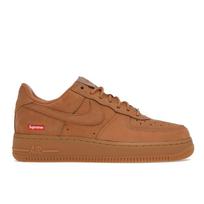Supreme x Nike Air Force 1 Low SP Dėžės Logotipas - Kviečių spalvos Unisex Sportbačiai Rudo lino spalvos su šviesiai rudu guminiu padu DN1555-200 43
