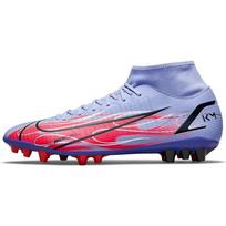 Nike Kylian Mbappé x Mercurial Superfly 8 Academy AG Flames Unisex sportbačiai Violetiniai Šviesiai erškėtuoginiai Indiginiai Burst DJ3984-506 40