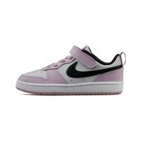 Nike Court Borough Low 2 PS Ledinė alyva Vaikų sportbačiai Rožinis Photon-Dust Baltas BQ5451-005 33.5