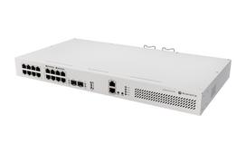 MIKROTIK Cloud Router Switch, Valdomas 16 jungčių Komutatorius su 8 POE jungtimis (CRS418-8P-8G-2S+RM)