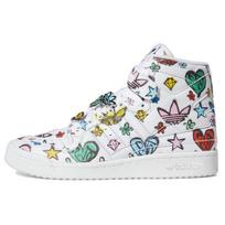 Jeremy Scott x adidas Forum 84 High Monogram Unisex sportbačiai White Cloud-White Core-Black HQ1128 44