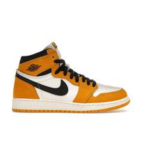 Air Jordan 1 Retro High OG GS Geltonai Ochra Vaikų Kedai Juodi Buriniai FD1437-701 39