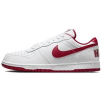 Dideli Nike žemi balti su raudonu sportiniai bateliai vyrams 355152-150 40