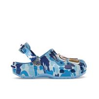 BAPE x Crocs Classic Clog Vaikams ABC Camo - Mėlyni Vaikų Sportbačiai 210285-4TB 28-29