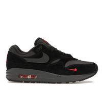 Nike Air Max 1 Juodi Universiteto Raudoni Vyriški Sportbačiai Antracito FV6910-001 41
