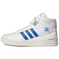 Adidas Forum Mid Balti Mėlyni Paukščiai Unisex Sportbačiai Debesų Baltumo Metalinis Auksas Gumos Padu GX1021 35⅔
