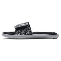 Under Armour Ignite 6 Grafinis Dirželis Šlepetės Juodos Mod Pilkos Vyriški Sportbačiai 3024450-007 40 black