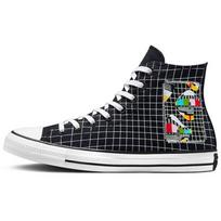 Converse Chuck Taylor All Star Aukšti Unisex Kedai Spalvotas Tinklelis Juodi Vintažinės Baltos Spalvos Daugiaspalviai A03782C 35