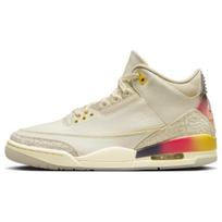 J. Balvin x Air Jordan 3 Retro Medellín Sunset Unisex Batai Kreminės daugiaspalviai FN0344-901 42.5