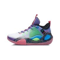 Li Ning All City 9 V1.5 Jaunimo Krepšinio Batai Vaikų Krepšinio Batai Violetiniai Žali YKBR044-5 42
