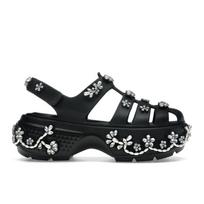 Simone Rocha x Crocs Stomp Žvejo Sandalas Juodi Unisex Sportbačiai 211428-001 39