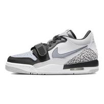 Air Jordan Legacy 312 Low GS Šviesiai dūminės pilkos spalvos vaikiški sportbačiai Balti Juodi CD9054-105 35.5