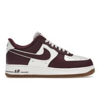 Nike Air Force 1 07 LV8 College Pack - Night Maroon Men Sneakers Red Sail Gum-Medium-Brown DQ7659-102 44