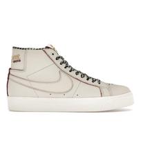 Vyriški Welcome Skateboarding x Nike Zoom Blazer Mid SB Casa Welcome Madrid vyriški kedai Kremas Sail Tamsiai burokėlių FQ0795-100 44