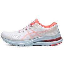 Asics Gel-Kayano 28 Amortizacija Sportinis audinys Žemi Bėgimo maratonui Batai Moteriški kedai Balti Oranžiniai Raudoni 1012B257-100 35.5