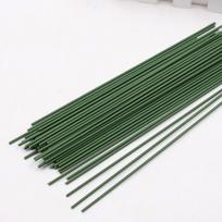 10/20/30 vnt. 2 mm 40 cm gėlių stiebų viela rankdarbiams, tamsiai žalia viela floristui, gėlių kompozicijoms, DIY medžiaga, rankų darbo aksesuarai 20pcs gray