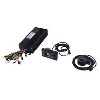 Elektrinio variklio valdiklio rinkinys 40A valdiklis LCD GD02 Spalvotas ekranas su 130X nykščio droseliu 36V 48V 52V 1500W black