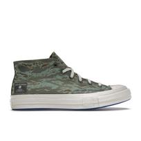 Undefeated x Converse Half Chuck 70 Mid Tigro Camo Rašto Unisex Sportbačiai Žalias Jūros Purškalo Fosilija 172397C 37