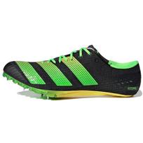 Adidas Adizero Finesse Spikes Juodi Saulės Žali Unisex Sportbačiai Pagrindinė Juoda Šviesiai Geltona GY8394 42