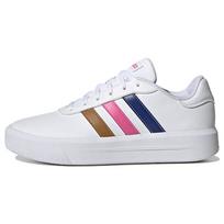 adidas Court Platform Balti Violetiniai Rožiniai Rudi Moteriški Sportbačiai Avalynė-Balti Matiniai-Violetiniai-Metaliniai Collegiate-Tamsiai Mėlyni HP9429 36 white