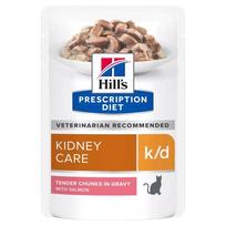 HILL'S PD Prescription Diet Feline k/d lašiša 85g - paketėlis