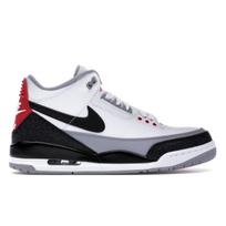 Air Jordan 3 Retro NRG Tinker Vyriški sportbačiai Balti Fire-Red-Cement-Grey-Black AQ3835-160 44