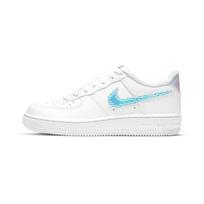 Nike Air Force 1 LV8 PS Digital Swoosh - Balti vaikiški kedai, juodi, įvairių spalvų CW1584-100 28