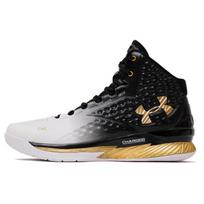 Under Armour Curry 1 Retro MVP 2022 vyriški sportbačiai, juodi ir balti, 3026051-001 42.5