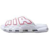 Nike Air More Uptempo Slide Baltos ir Universitetinės Raudonos spalvos Moteriški Sportbačiai FD9885-100 35.5