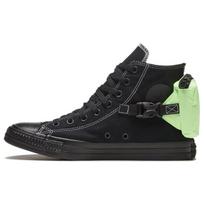 Converse Chuck Taylor All Star Buckle Up High Juodi Vaiduokliškai Žali Unisex Kėdainiai 168262C 42
