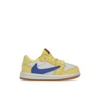 Travis Scott x Air Jordan 1 Retro Low OG SP TD Canary Kūdikio Kedai Geltoni Racer-Blue Šviesiai Sidabriniai DZ5908-700 26