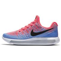 Nike LunarEpic Low Flyknit 2 Hot Punch moteriški sportbačiai, daugiaspalviai, aliuminio spalvos, universiteto mėlyna spalva, 863780-600 36