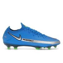 Nike Phantom GT Elite FG Foto Mėlyni Vyriški Sportbačiai Rage-Green Metallic-Silver CK8439-400 41