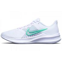 Nike Downshifter 11 Balti Signaliniai Žali Moteriški Sportbačiai Violetiniai CW3413-101 36