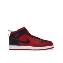 Air Jordan 1 Mid PS Reverse Bred Vaikų sportbačiai Gym-Red Black White 640734-660 35