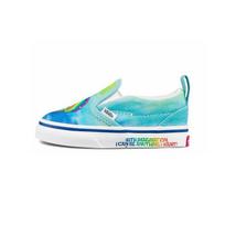 SpongeBob SquarePants x Vans Slip-On Velcro Toddler Imaginaaation Baby Sneakers Blue Multi-Color VN000UBSZAW 24.5