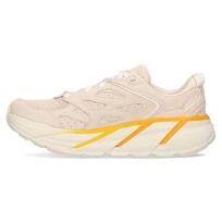 HOKA Clifton L Suede Short Bread Unisex Sneakers Cream Radiant-Yellow 1122571-SBRY 44