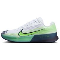 NikeCourt Air Zoom Vapor 11 HC Balti Žali Strike Laivyno Spalvos Vyriški Sportbačiai DR6966-103 43