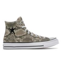 Stussy x Converse Chuck 70 High Gyvatės odos Unisex sportbačiai Rudo Daugiaspalvio Balto A11674C 45